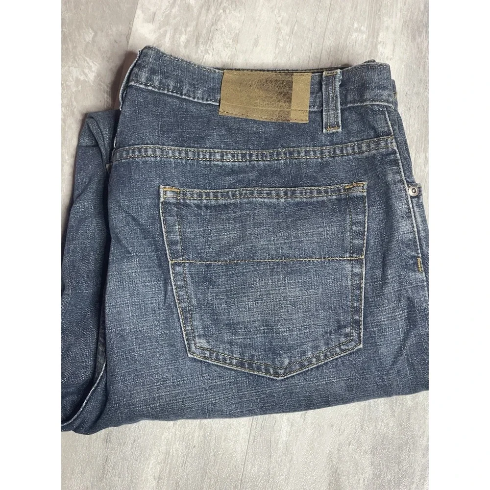 Claiborne‎ Denim Jeans Straight Fit Broken In Men's 36x32 Bag6